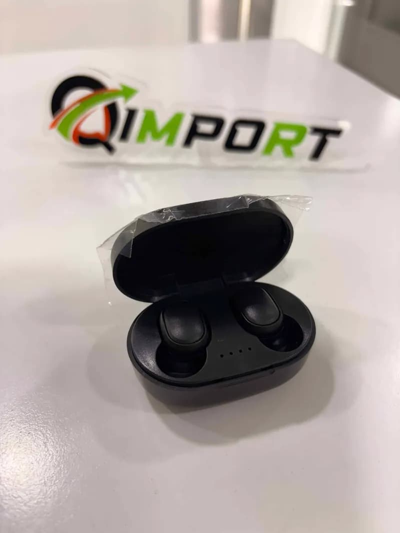 Audífonos Inalámbricos Bluetooth In-Ear Tipo Tapón Negros con Estuche de Carga