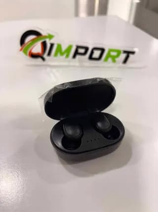 Audífonos Inalámbricos Bluetooth In-Ear Tipo Tapón Negros con Estuche de Carga 1