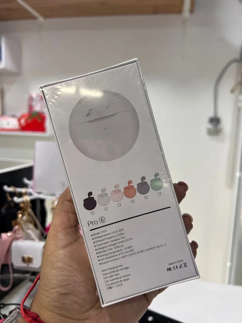 Audífonos Inalámbricos Air Pro 6 | Bluetooth con Estuche de Carga