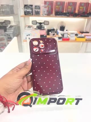 Forro iPhone 14 Pro Max Corazones 1