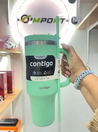 Jarra Térmica Contigo 40 oz - Botella de Acero Inoxidable de Gran Capacidad 1