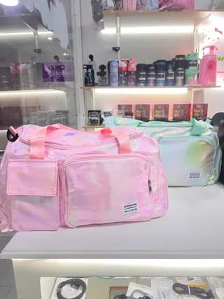 Bolso de Gimnasio Tornasol ZUOMANNI - Maleta Deportiva Holográfica Impermeable 1