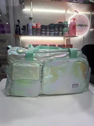 Bolso de Gimnasio Tornasol ZUOMANNI - Maleta Deportiva Holográfica Impermeable 2