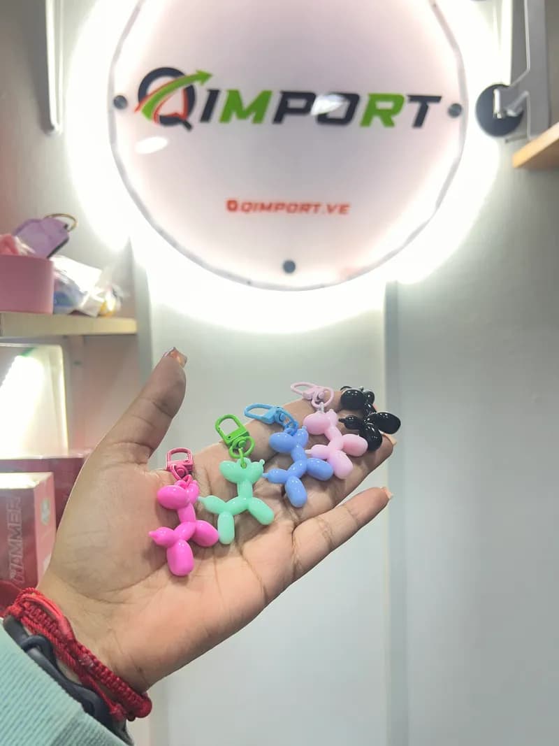 Llavero Perro Mini Colores Surtidos | Accesorio Kawaii para Llaves y Bolsos