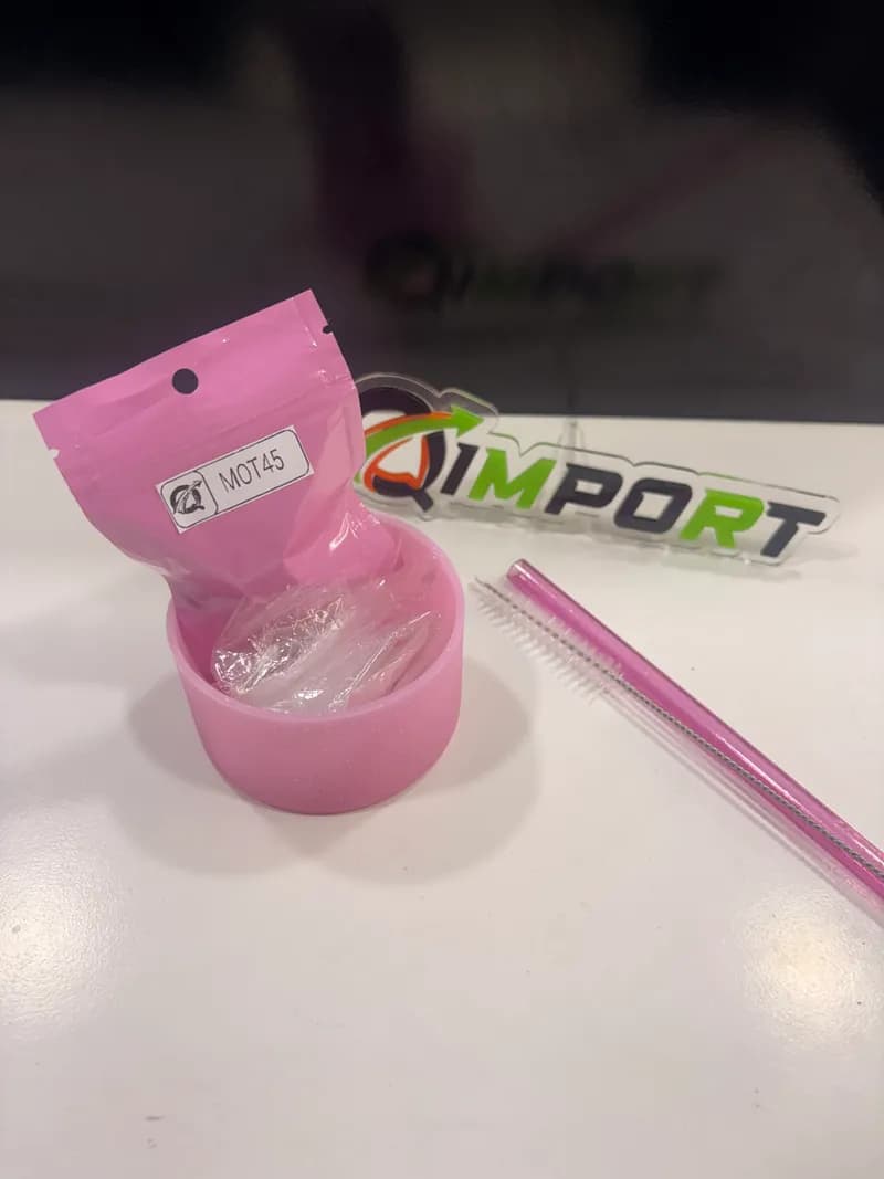 Kit Rosado 5 Piezas con Pitillo para Jarra Stanley y Contigo