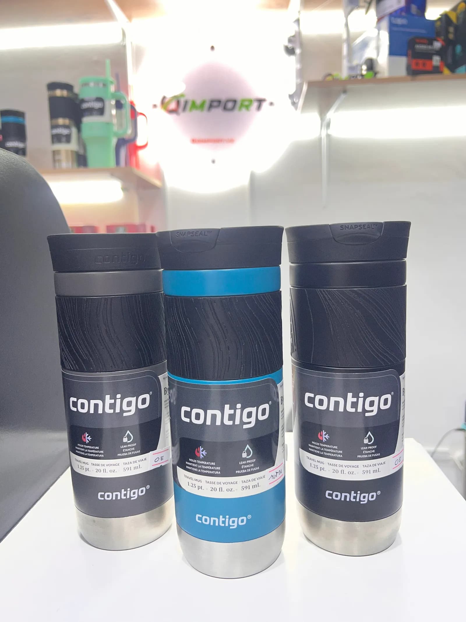 Termo Contigo Byron 20 oz - Vaso Térmico de Acero Inoxidable Snapseal™