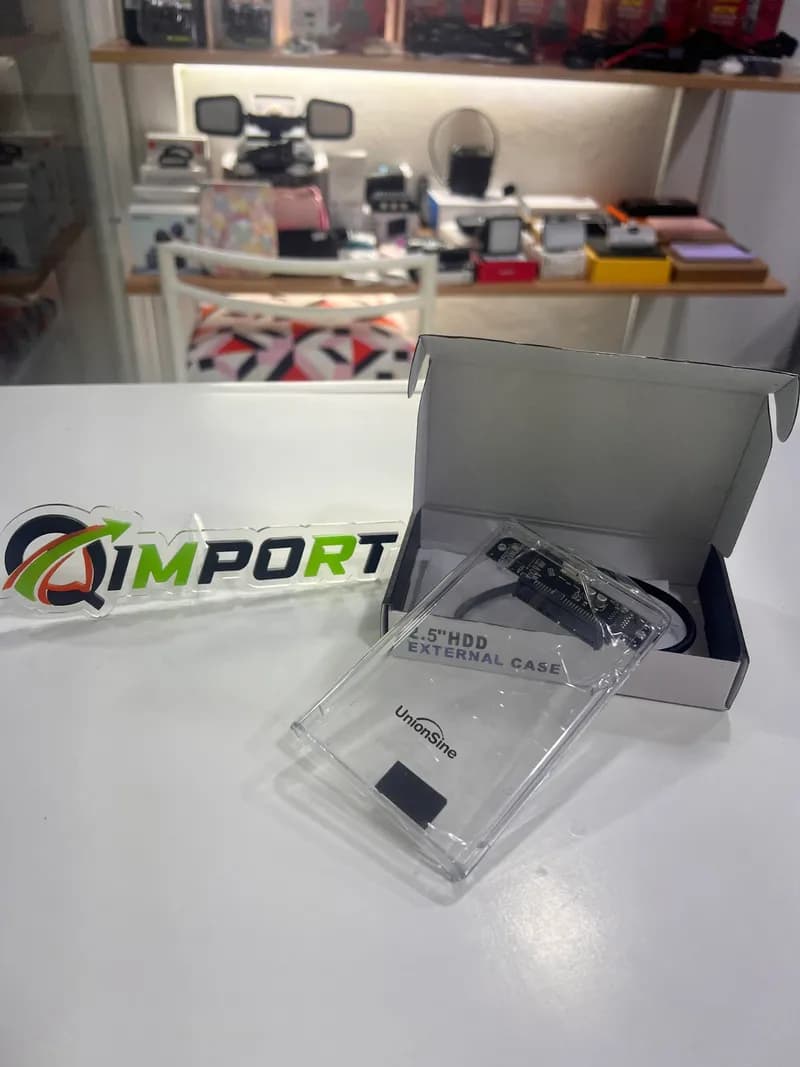 Carcasa Externa Transparente 2.5" SATA para HDD y SSD