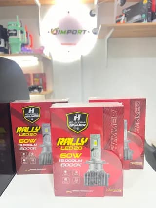 Bombillo LED Rally 2.0 H7 - 60W 15,000 LM 6000K Blanco Frío 3