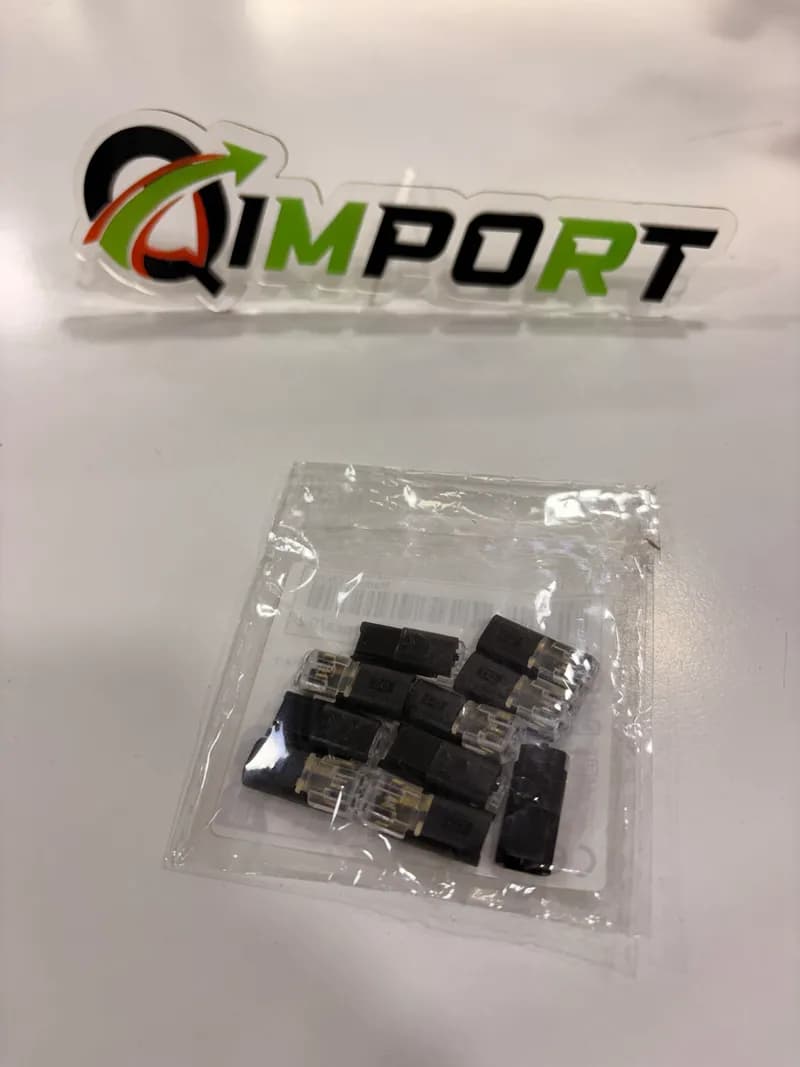 Conector Doble Cable de 2 Puertos PVC