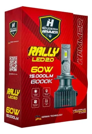 Bombillo LED Rally 2.0 H11 - 60W 15,000 LM 6000K Blanco Frío 1