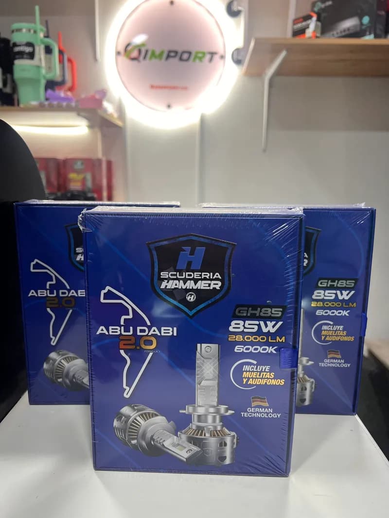ABU DABI 2.0 Scuderia Hammer LED H4 85W 28.000LM 6000K