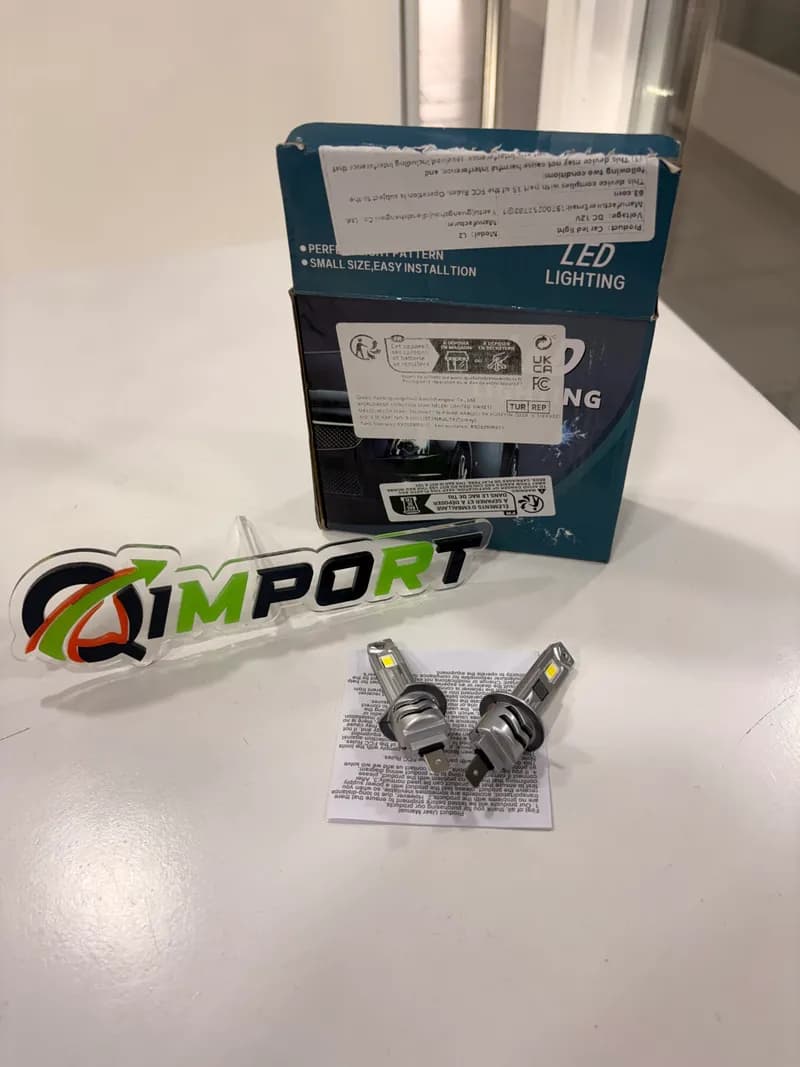 Kit de Luces LED H1 L2 6000K con Ventilador Activo - Bombillos de Alta Gama 20.000 Lúmenes