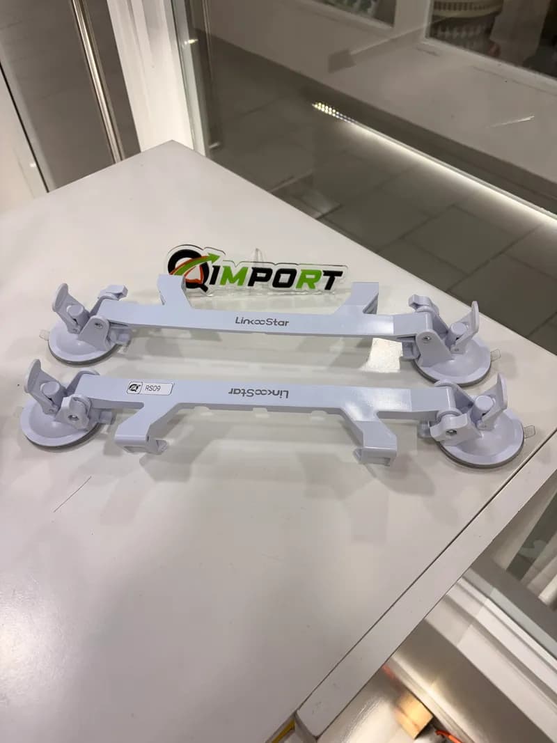 Soporte LinkooStar de 4 Ventosas Industriales para Antena Starlink Mini - Montaje para Vidrios y Superficies Lisas