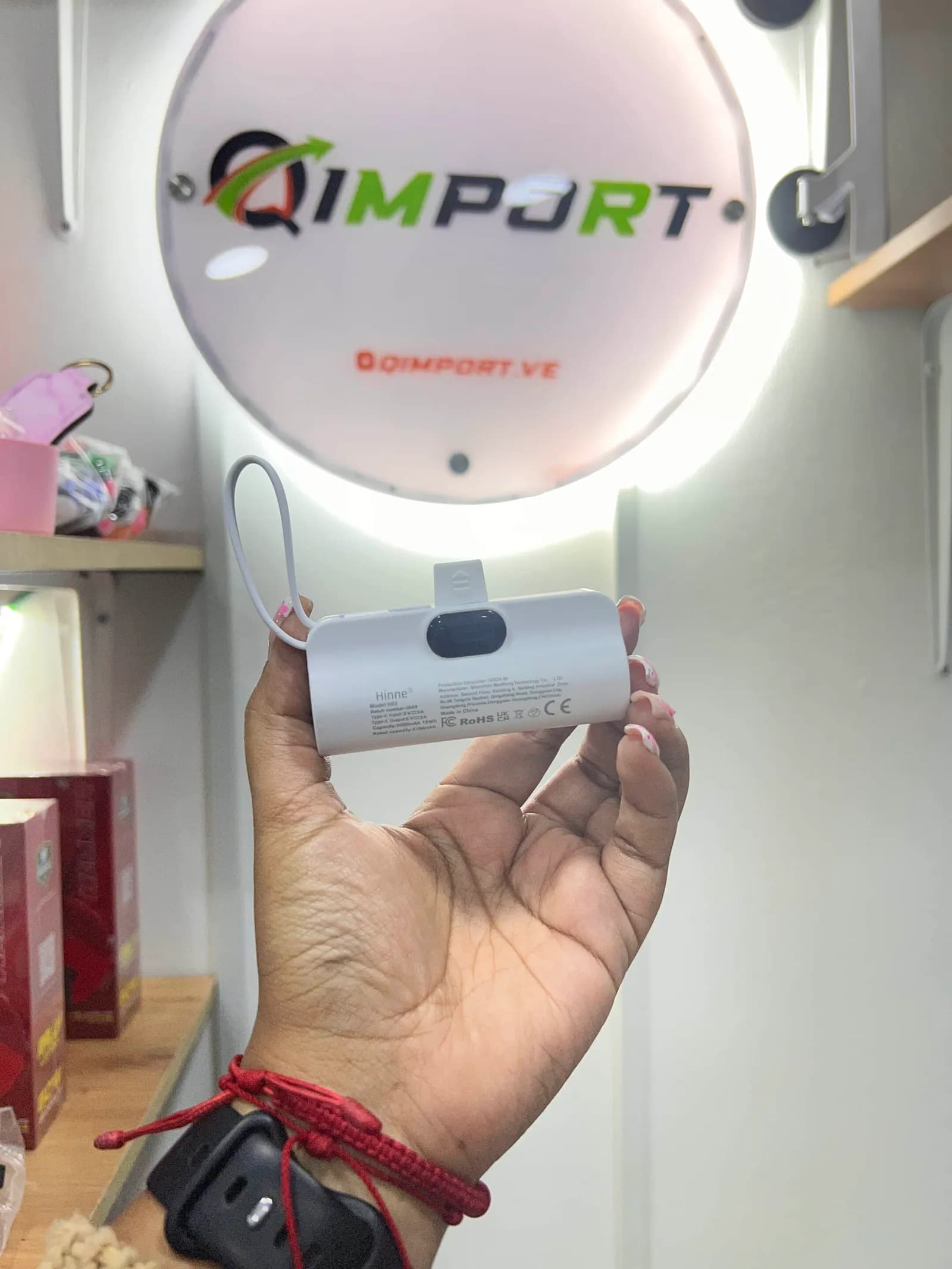 Mini Power Bank Hinne DX197 5.000 mAh - Batería de Bolsillo Ultra Compacta