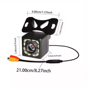 Cámara de Reversa Universal para Radio Android (Video RCA y 12V DC)