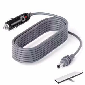 Cable Alimentación Starlink Mini 12V/24V para Encendedor de Auto (5m) - Gris