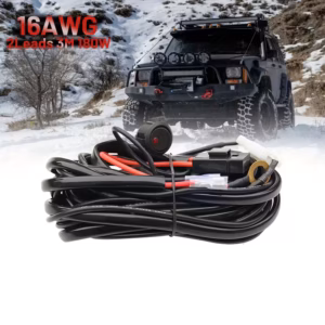 Kit Arnés de Cableado 12V para 2 Faros (Relé 40A, Fusible y Switch)